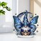 DIY Tabletop Diamond Art Painting Kit,Desktop Ornament Special Shaped Rhinestone Desk Placement Ornament,Home Stand Up Gem Painting Craft Kit Gift Double Sided (Gnome)